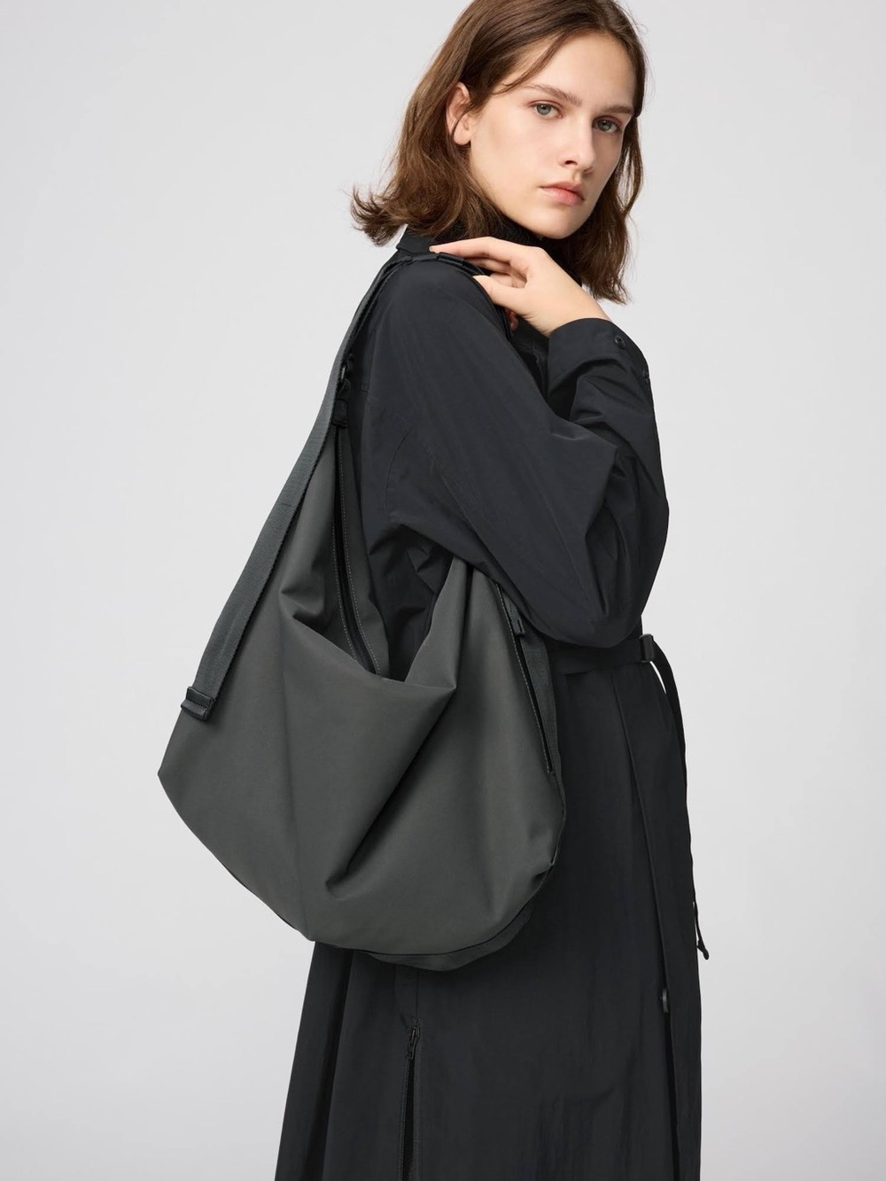 UNIQLO U Messenger Shoulder Bag in Black